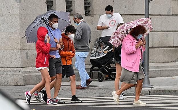 Rachas de hasta 80 kilómetros por hora en gran parte de Castilla y León este lunes y martes