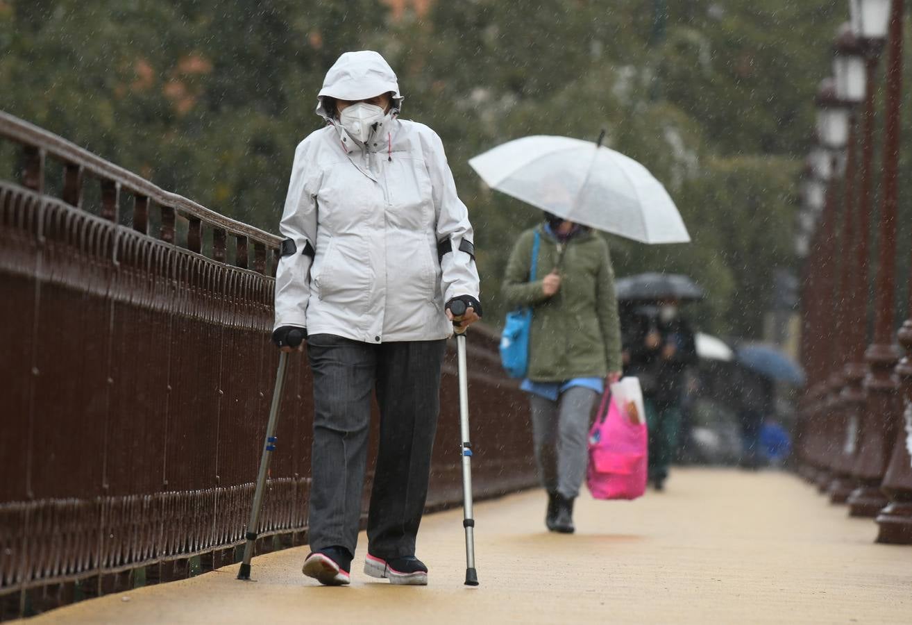 Fotos: Día de lluvia en Valladolid por el paso de la borrasca &#039;Bárbara&#039;