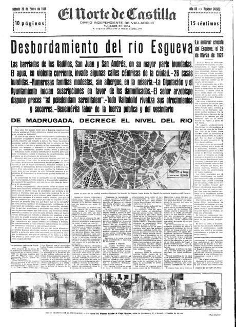 Imagen - Portada de El Norte del 25 de enero de 1936.