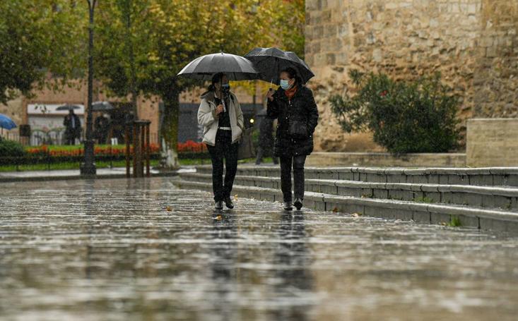 GALERÍA: Día de lluvia en Valladolid por el paso de la borrasca 'Bárbara'