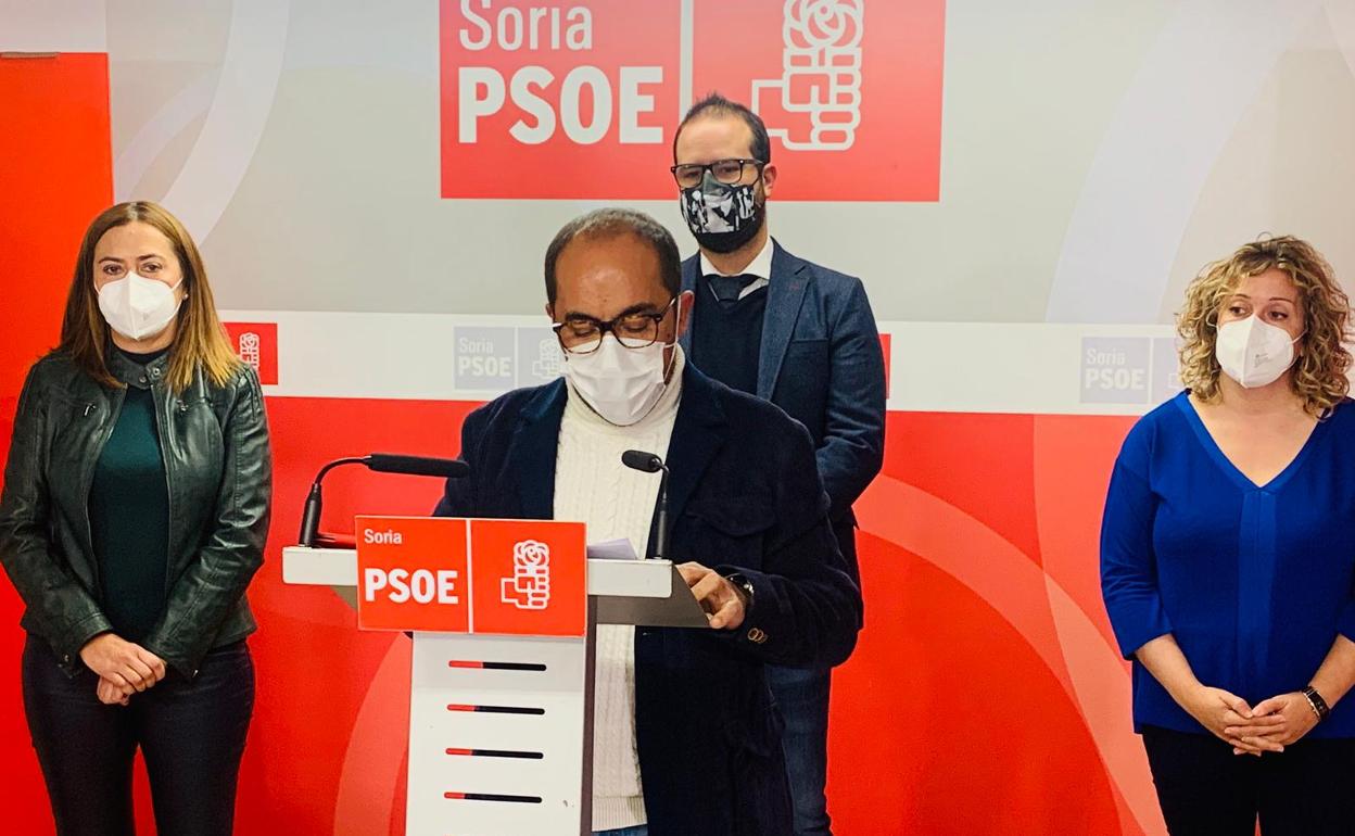 Luis Rey y los procuradores socialistas por Soria