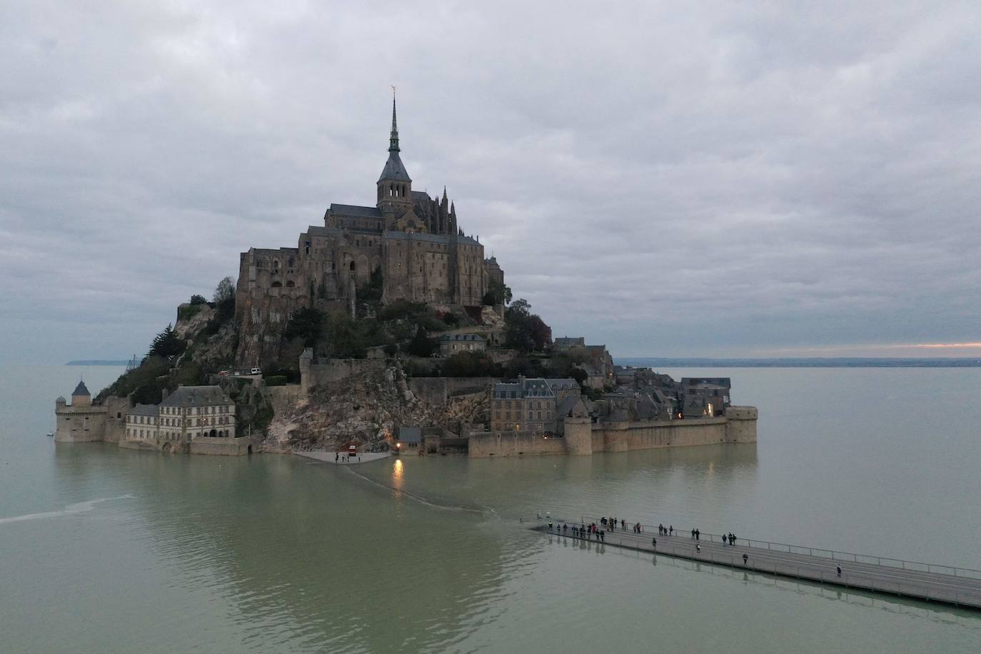 Fotos: La magia de las mareas de Mont-Saint-Michel