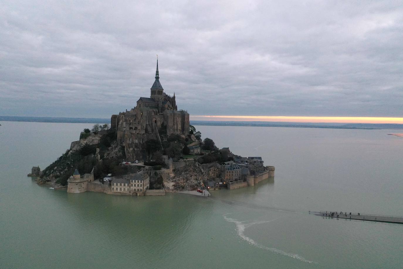 Fotos: La magia de las mareas de Mont-Saint-Michel