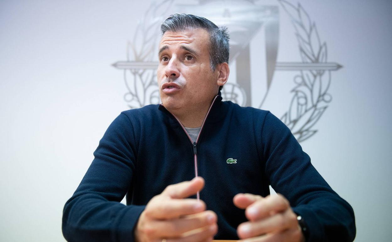 Miguel Ángel Gómez, director deportivo del Real Valladolid