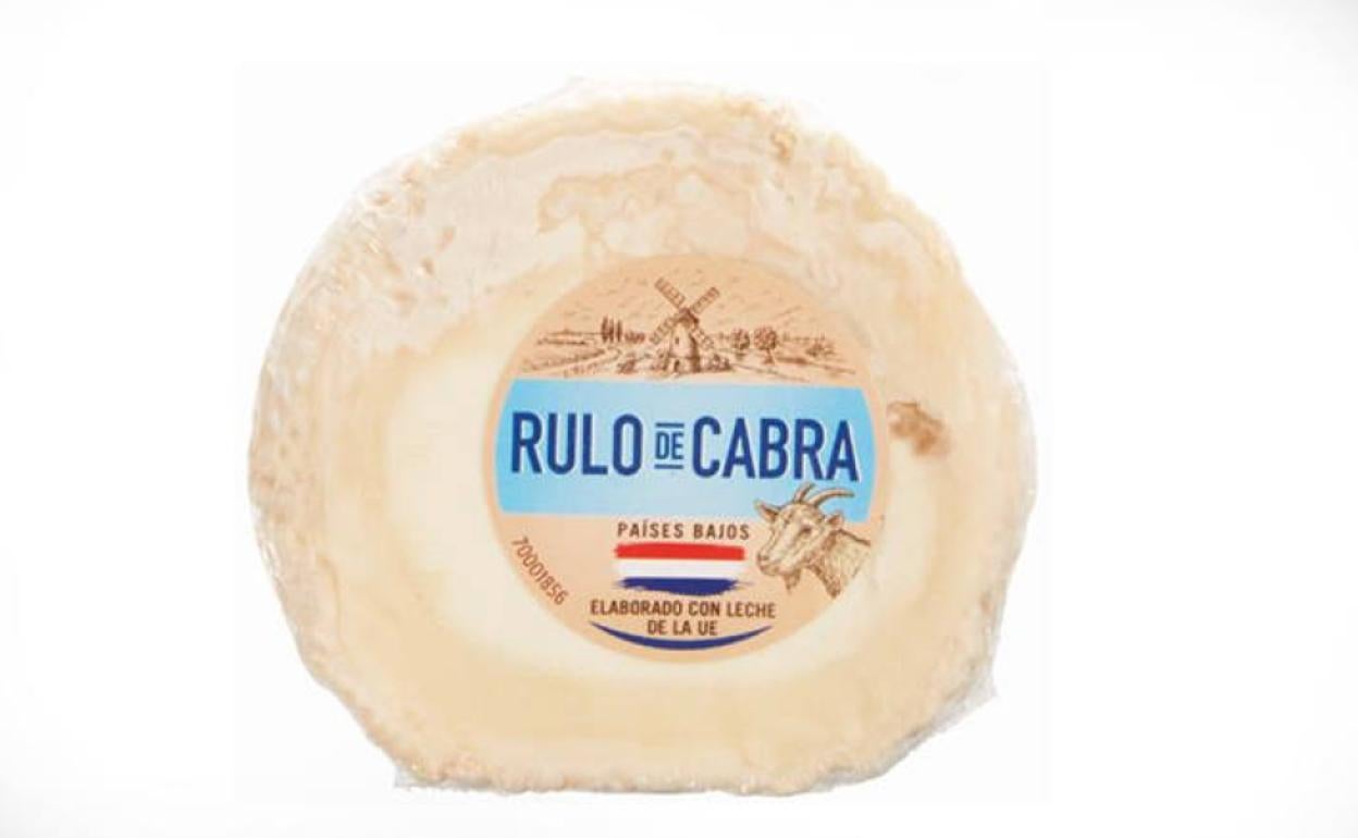 Imagen del rulo de cabra de Lidl del que uno de sus lotes ha sido infectado con listeria.