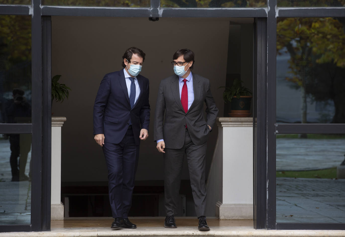 Salvador Illa ha tenido un encuentro con Alfonso Fernández Mañueco y Francisco Iega. 