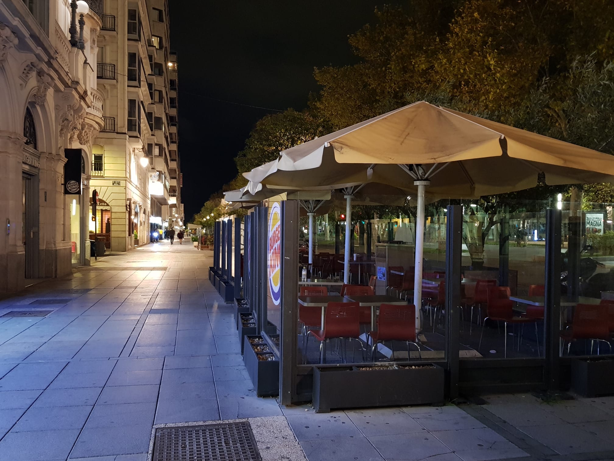 Fotos: Las calle de Valladolid poco antes del toque de queda