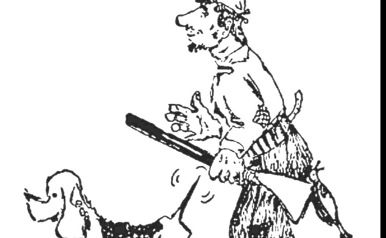 Ilustración de su cuento 'La perrita Loy'.