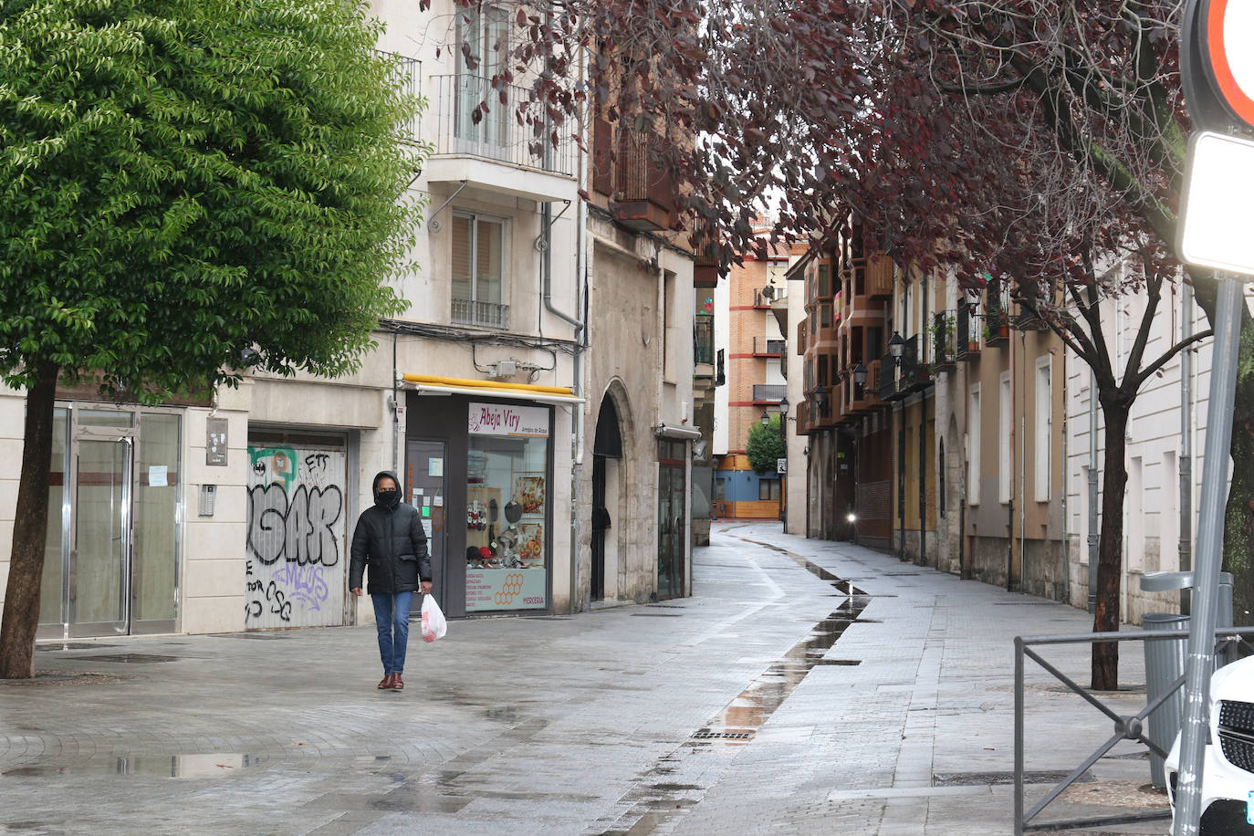 Fotos: Calles casi vacías en Valladolid durante la tarde del domingoqueda