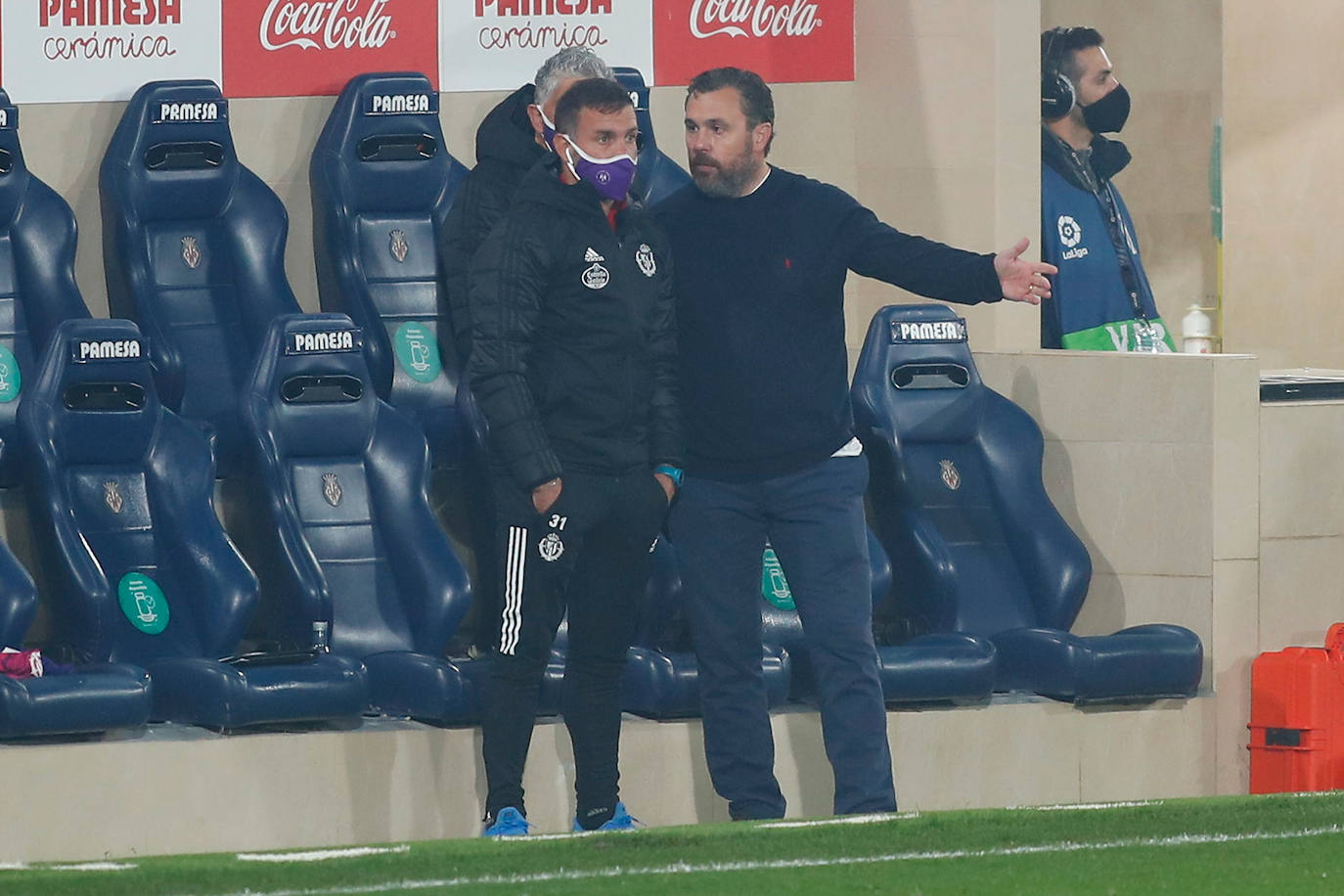 El Real Valladolid pierde por dos goles a cero contra el Villarreal. 