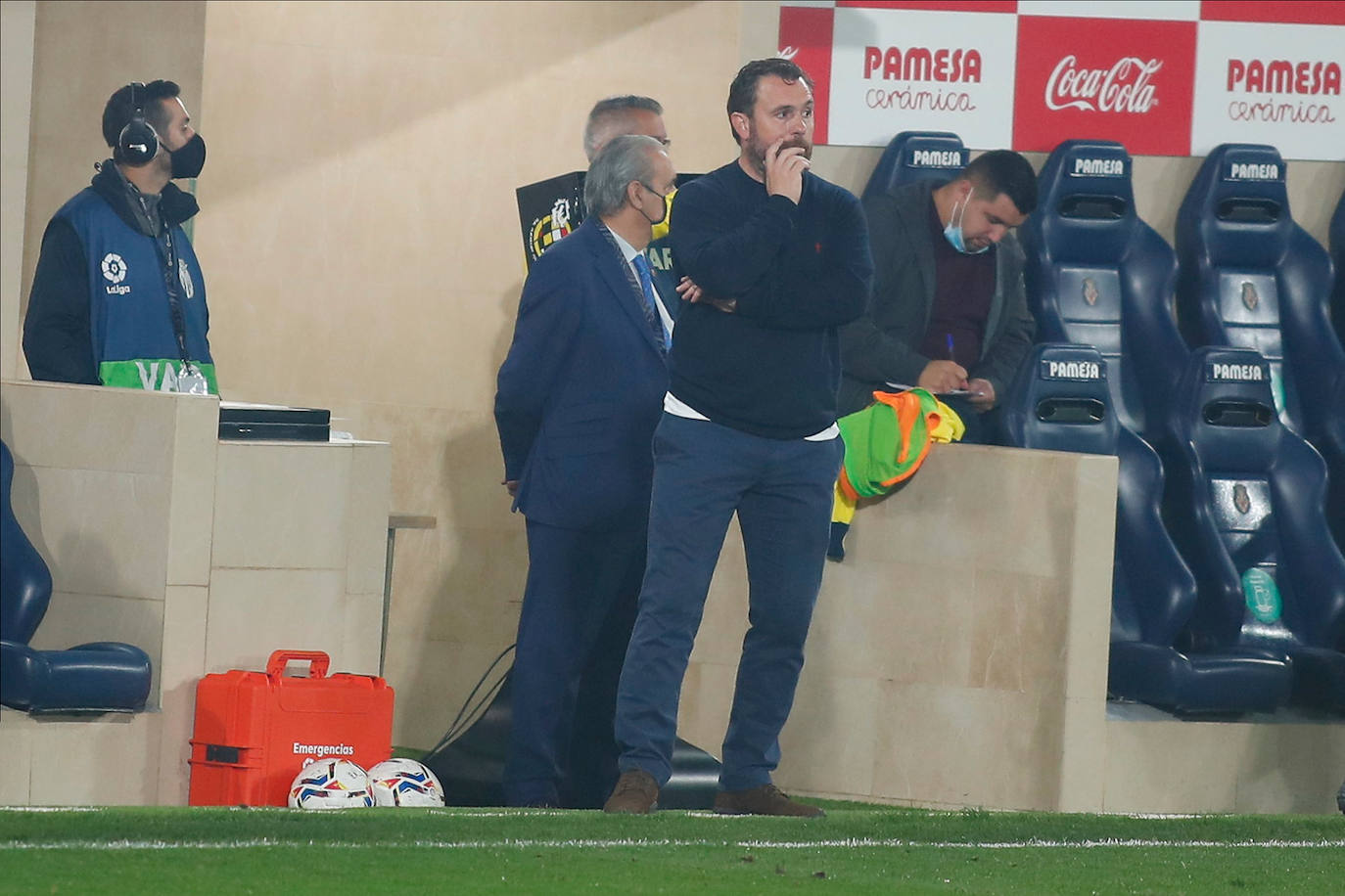 El Real Valladolid pierde por dos goles a cero contra el Villarreal. 