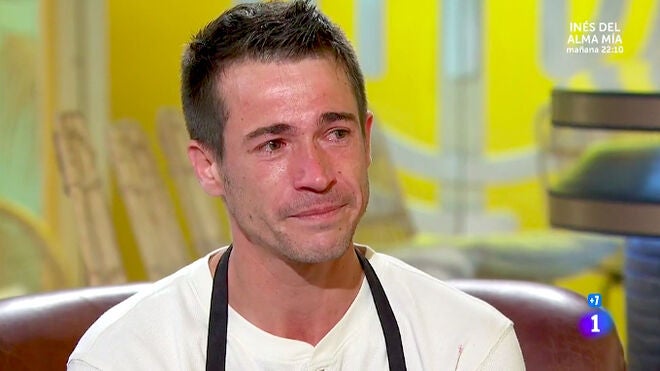 Juanjo Ballesta no pudo contener las lágrimas tras ser expulsado de 'Masterchef 5'. 
