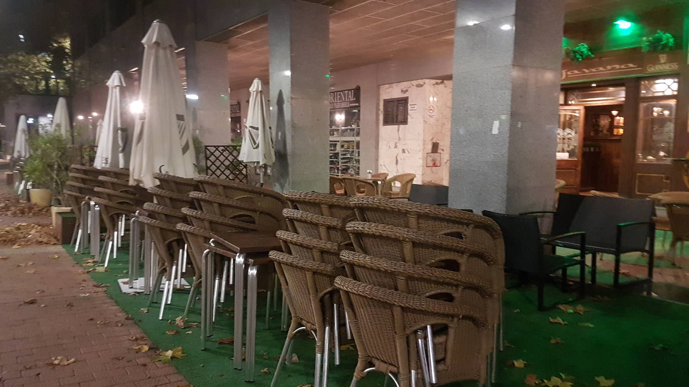 Fotos: Cierre de la hostelería en Valladolid