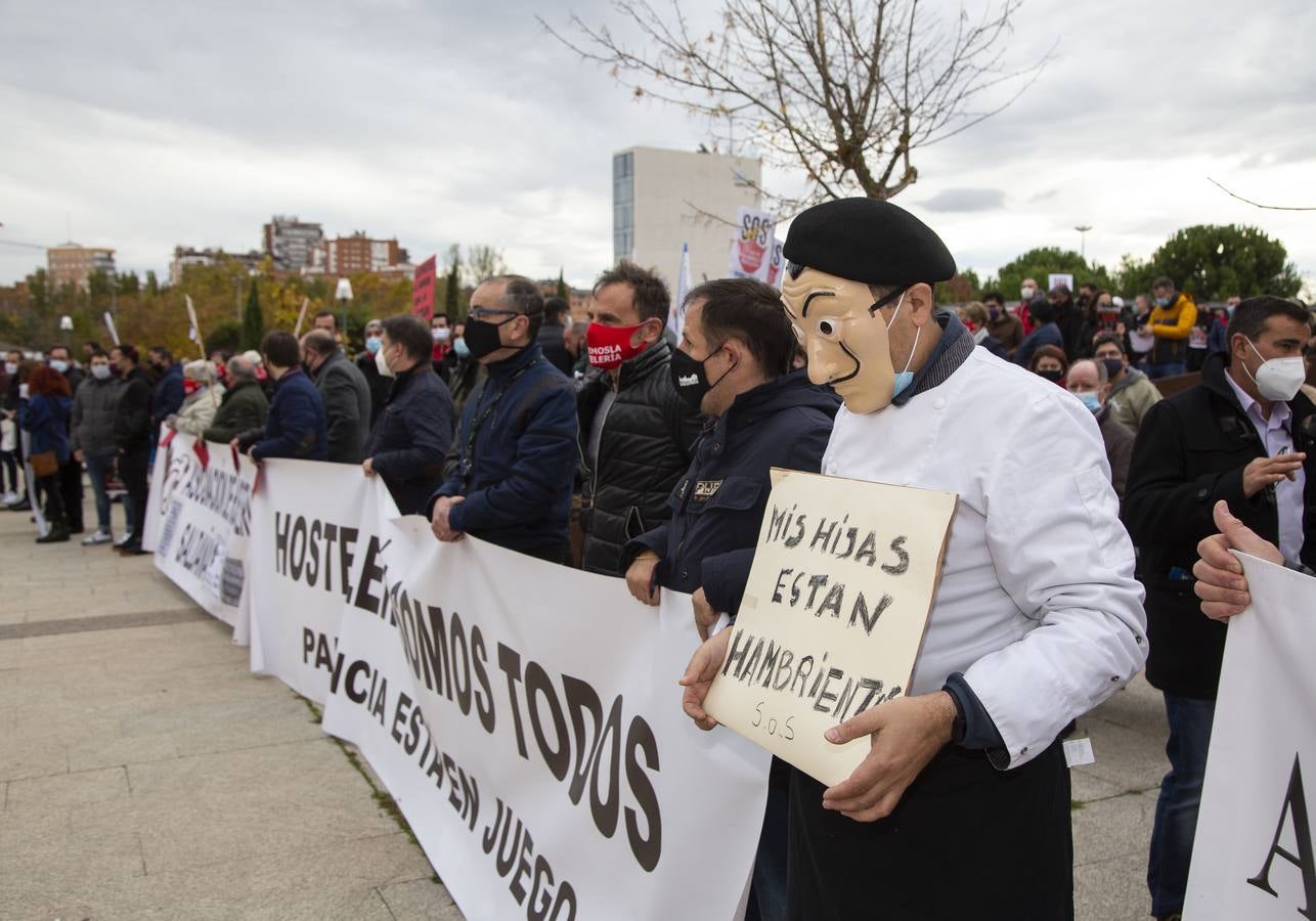 Fotos: Manifestación de hosteleros en Valladolid