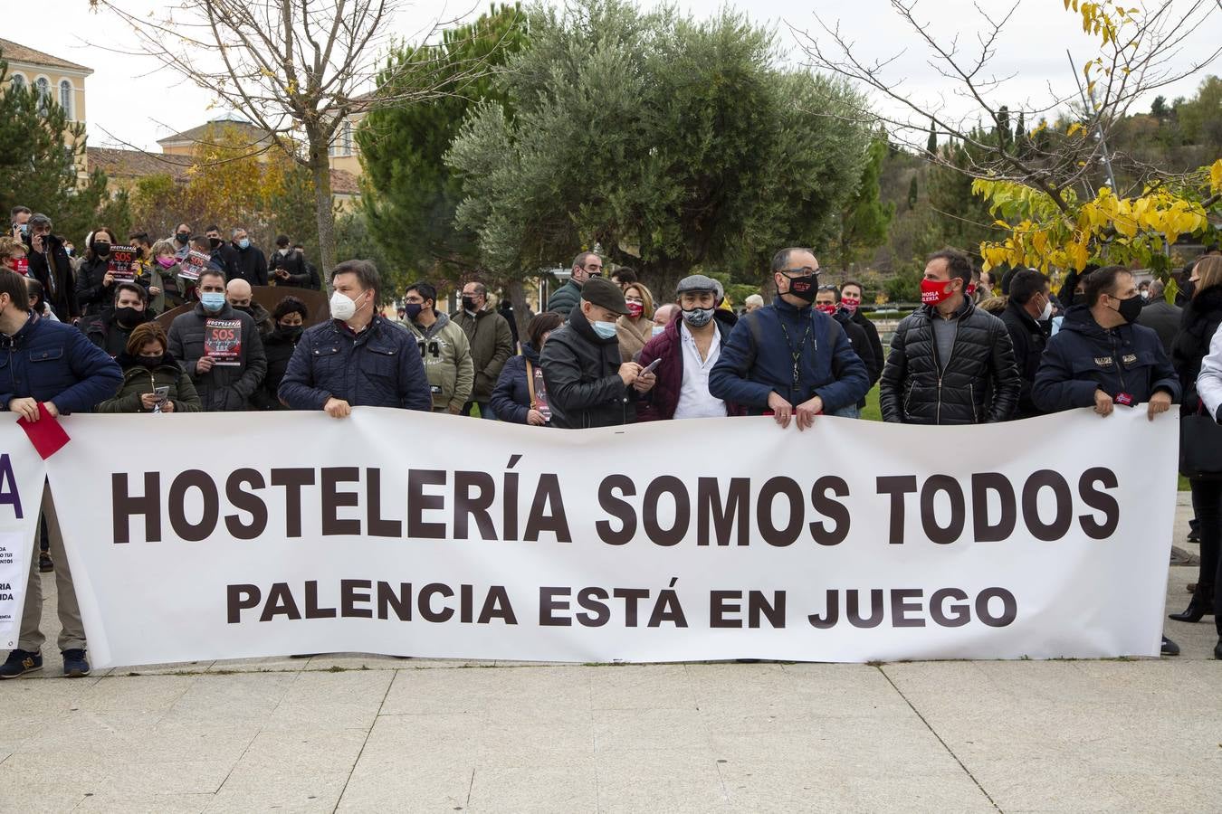 Fotos: Manifestación de hosteleros en Valladolid