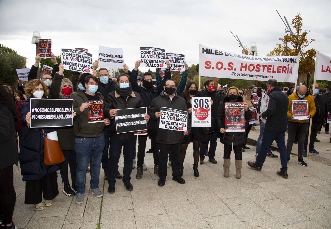 Fotos: Manifestación de hosteleros en Valladolid