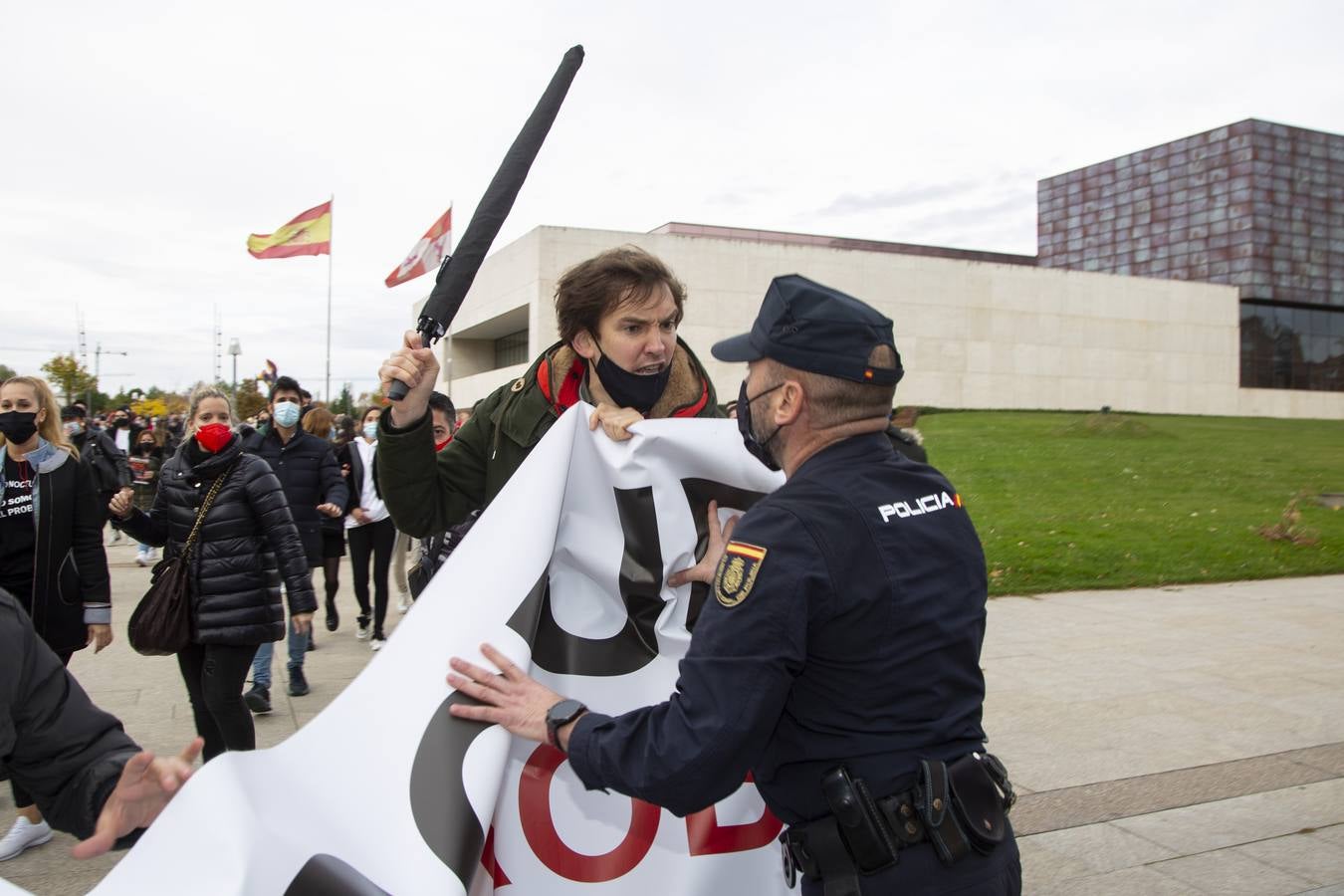 Fotos: Manifestación de hosteleros en Valladolid