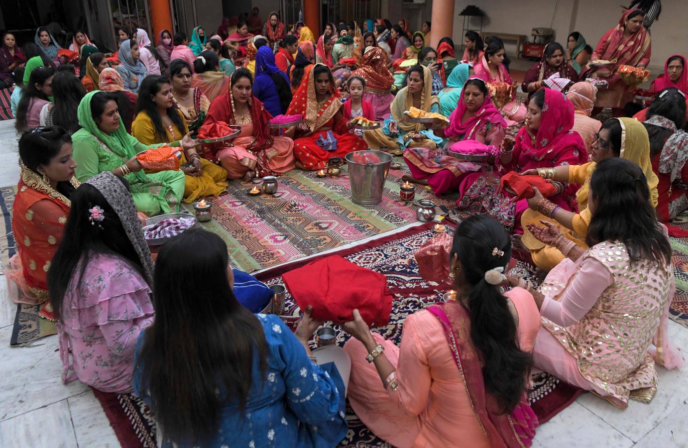 Fotos: El ayuno de Karva Chauth