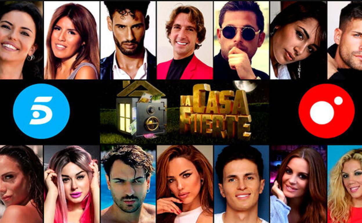 Los catorce participantes en 'La casa fuerte 2'. 