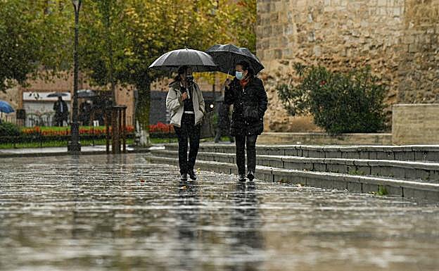 La sucesión de borrascas mantendrá las lluvias generalizadas hasta el lunes en Valladolid