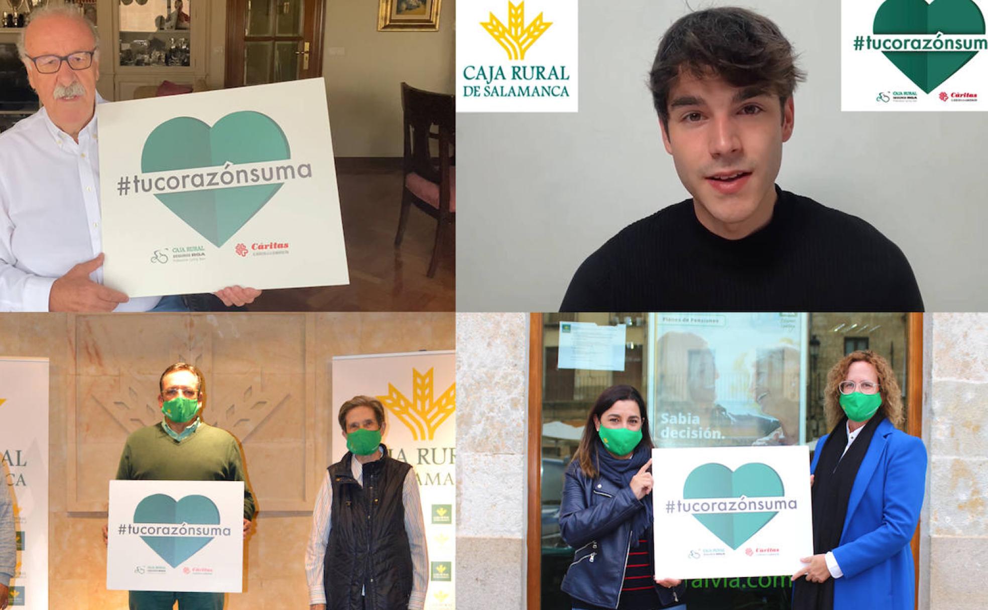 Algunos de los participantes en el acto solidario.