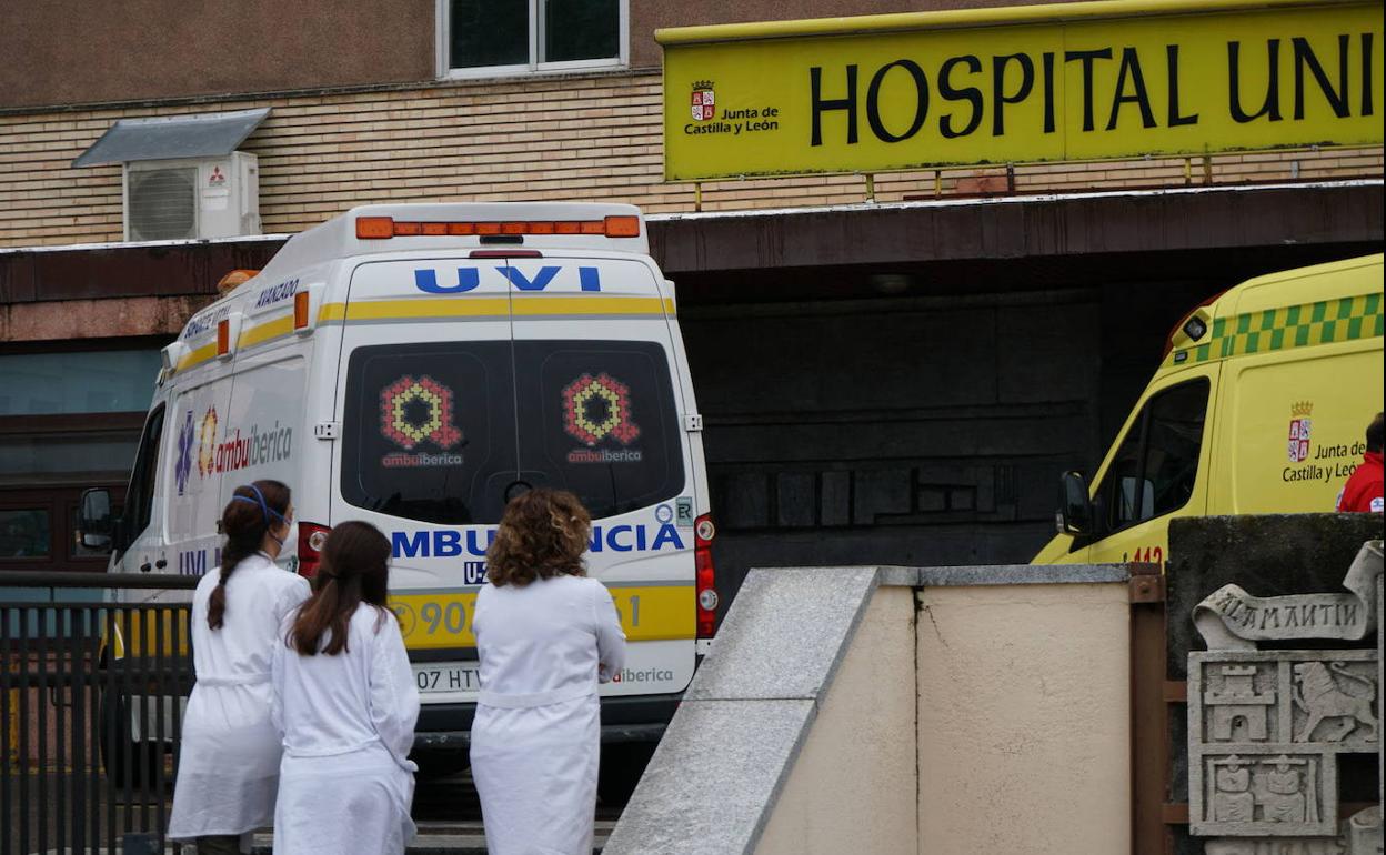 Personal hospitalario de Salamanca.