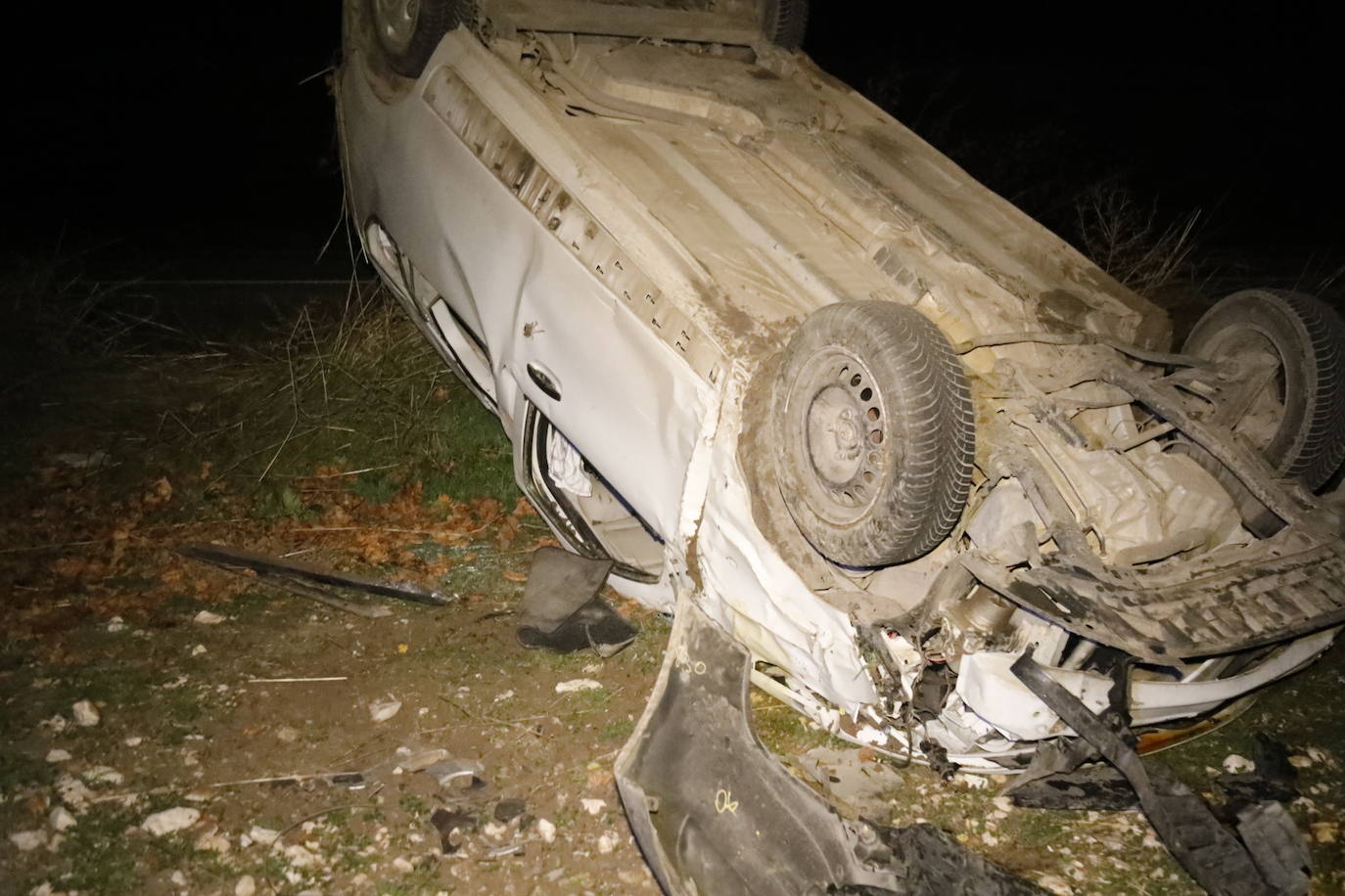 Fotos: Accidente en Aldeayuso