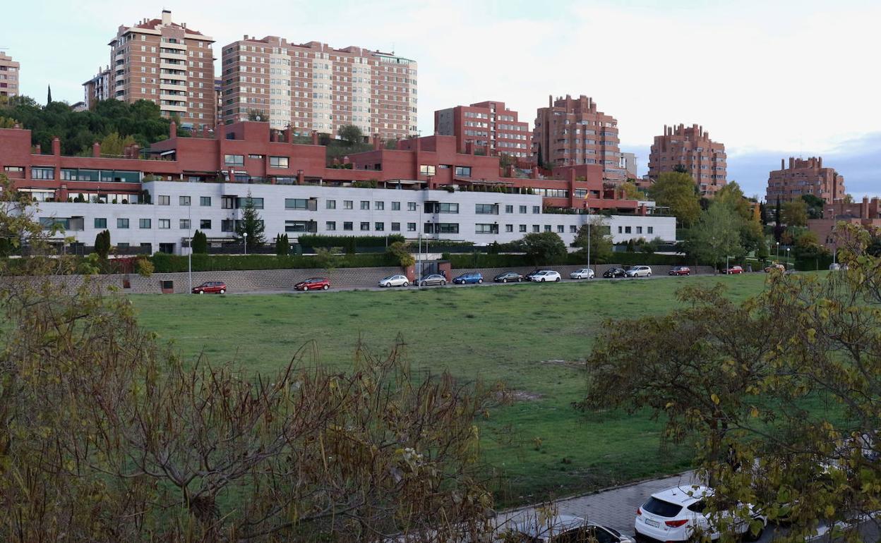 Una de las parcelas que ofrece el Ayuntamiento de Valladolid en Parquesol. 