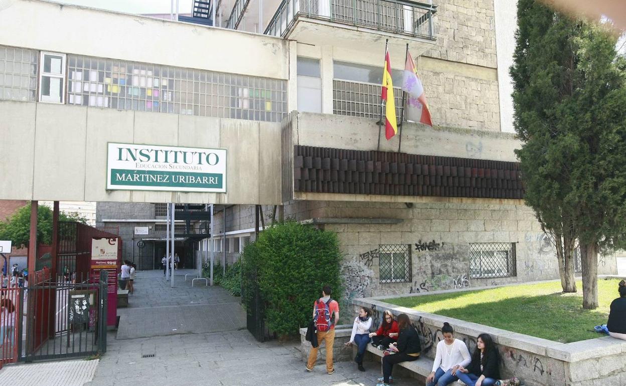 Fachada del IES Martínez Urribarri de Salamanca, uno de los centros premiados. 