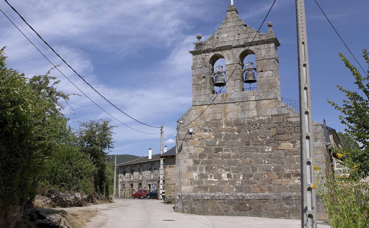 La iglesia de la localidad de Robleda-Cevantes.