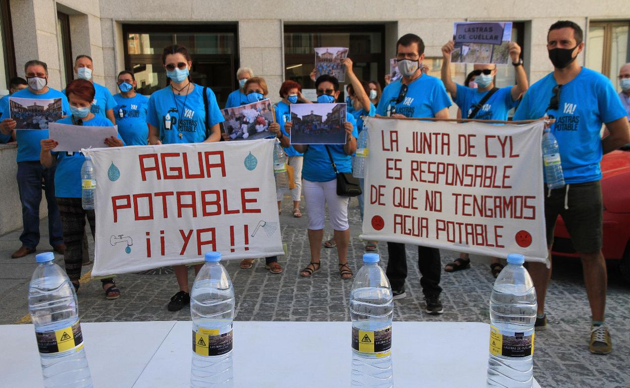 La plataforma de Lastras de Cuéllar exige a la Junta que cumpla su compromiso verbal