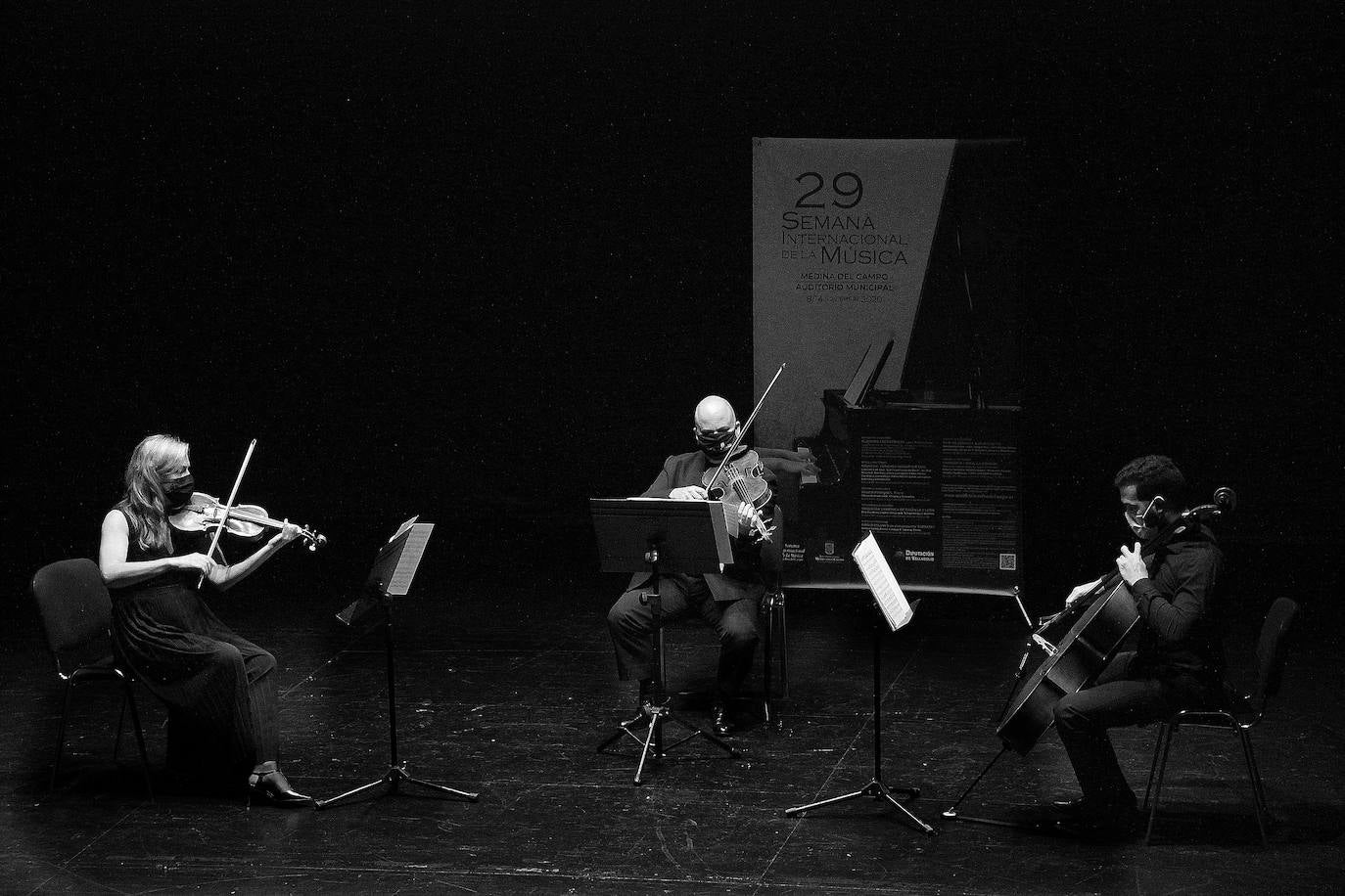 Fotos: El Trío Albor, en la Semana de la Música de Medina del Campo