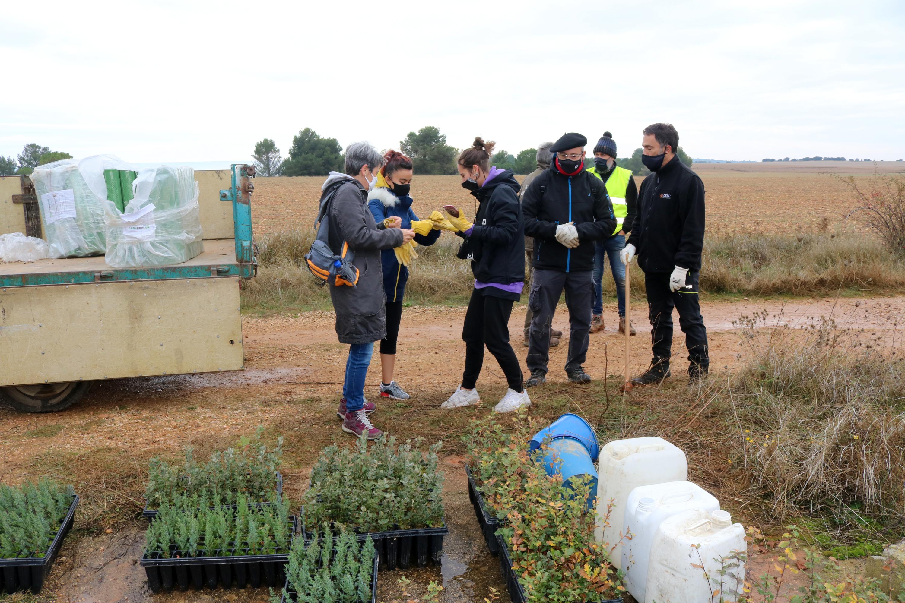 Más de 150 vecinos participaron en la plantación llevada a cabo en Villamuriel de Cerrato