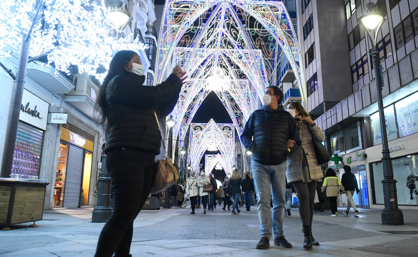 Fotos: Aglomeraciones en el centro de Valladolid durante la tarde del domingo