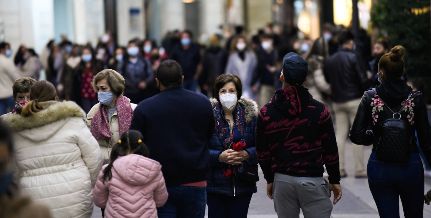 Fotos: Aglomeraciones en el centro de Valladolid durante la tarde del domingo