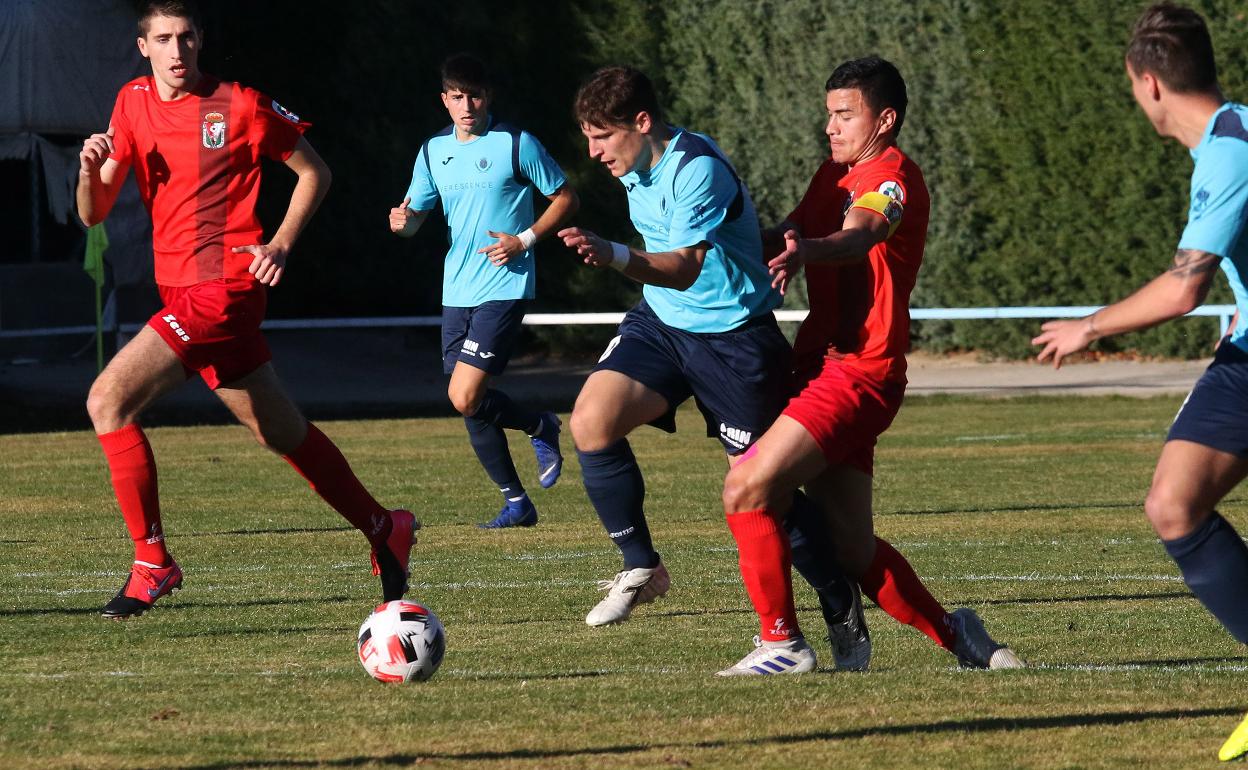 Dani Lázaro, del CD La Granja, en un anterior partido.