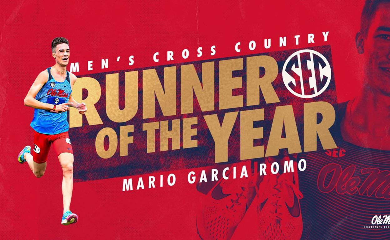 El salmantino Mario García Romo, elegido atleta del año de cross en la Conferencia Sureste de Estados Unidos