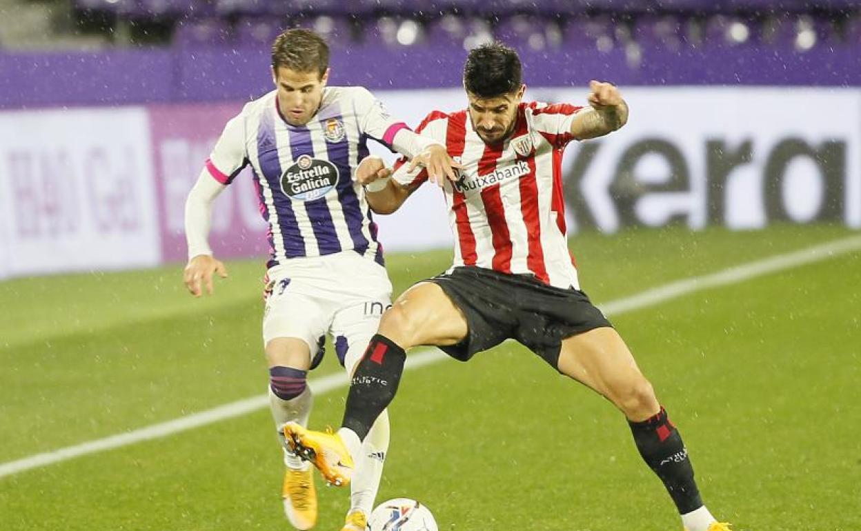 Hervías y Yuri en el último partido disputado en Zorrilla. 