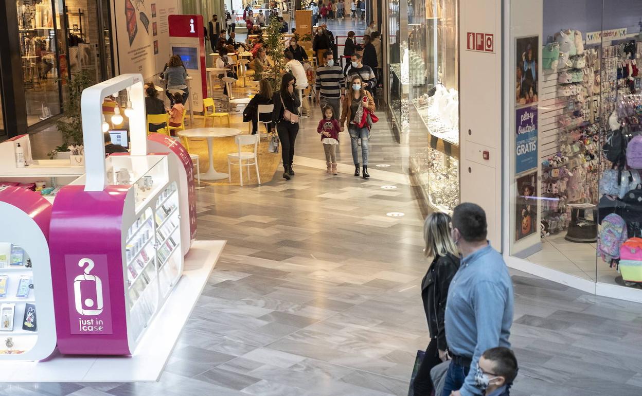 Centro comercial de Río Shopping antes del cierre.