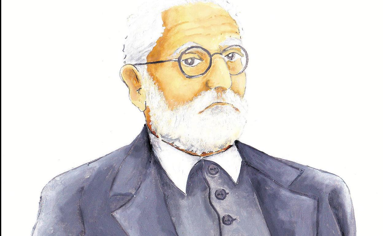 Retrato de Miguel de Unamuno.
