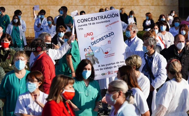 Los sanitarios de Salamanca dicen NO al 'decretazo'