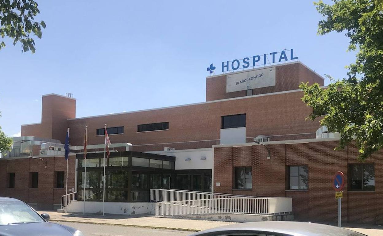 Hospital Comarcal de Medina, donde estuvieron ingresados algunos usuarios de la residencia. 