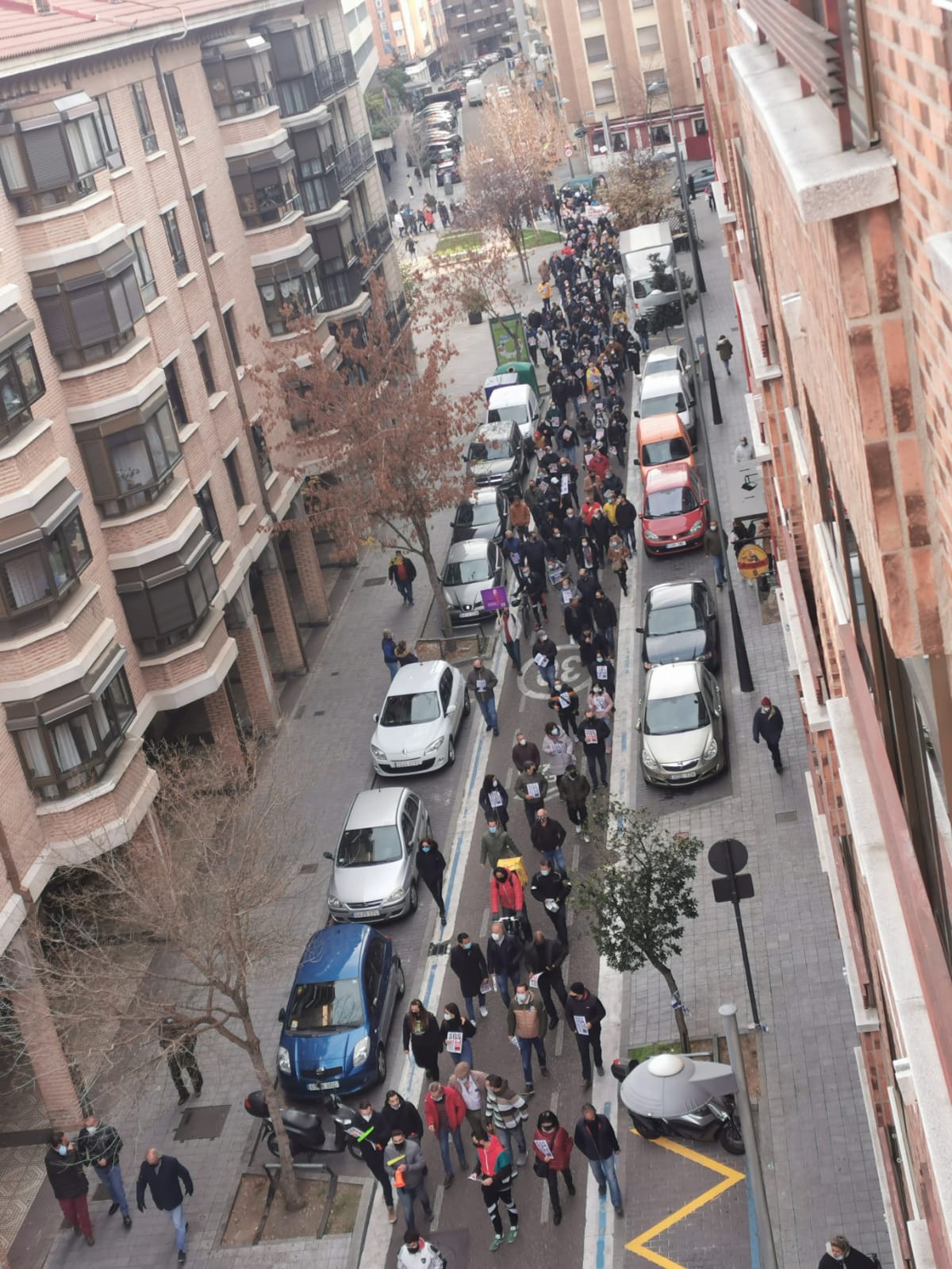 Fotos: Manifestación en Valladolid de todos los sectores afectados por la crisis de la pandemia