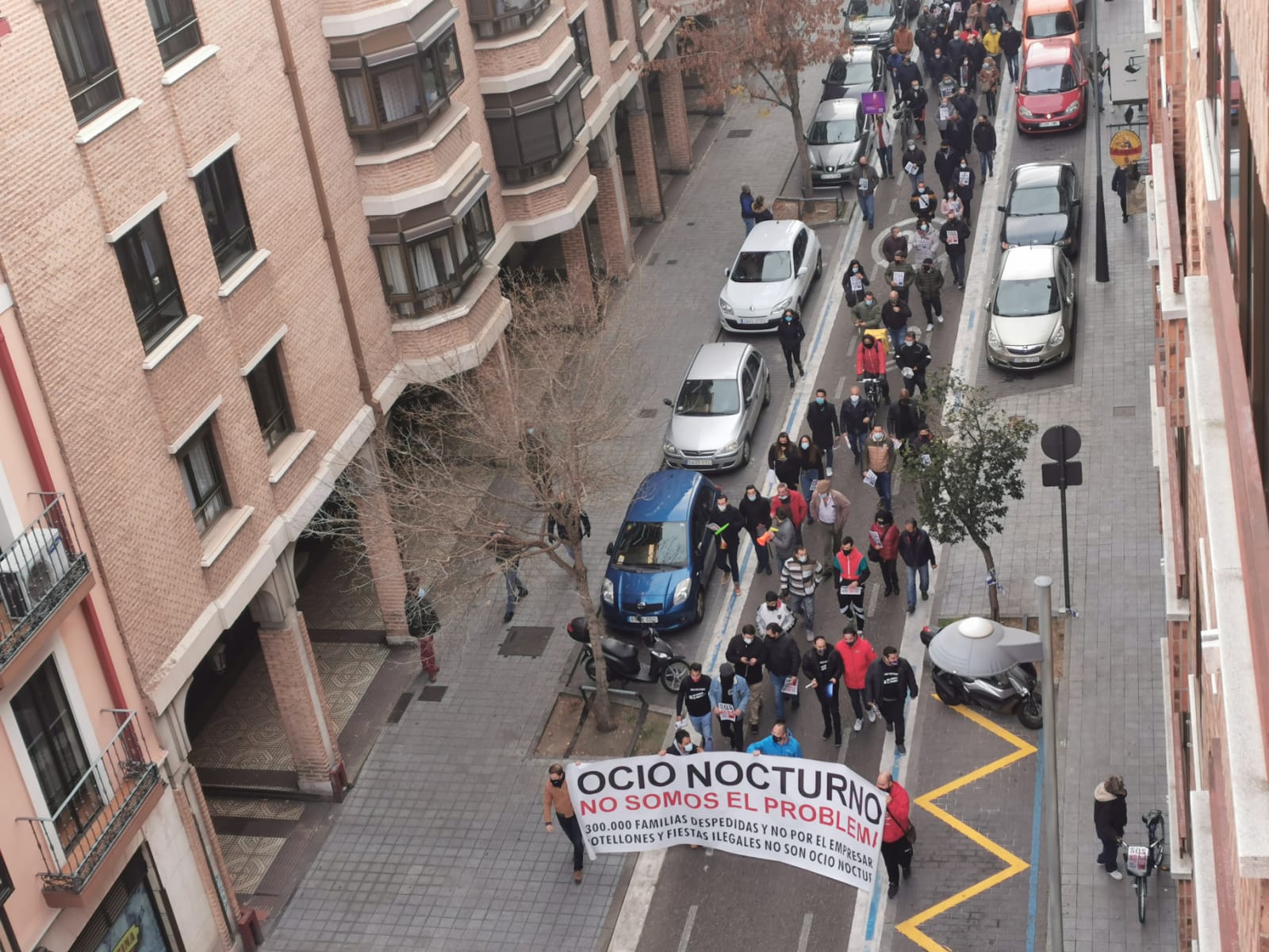Fotos: Manifestación en Valladolid de todos los sectores afectados por la crisis de la pandemia