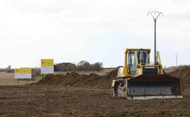 Térrmino municipal de Olivares de Duero, donde han comenzado las obras.