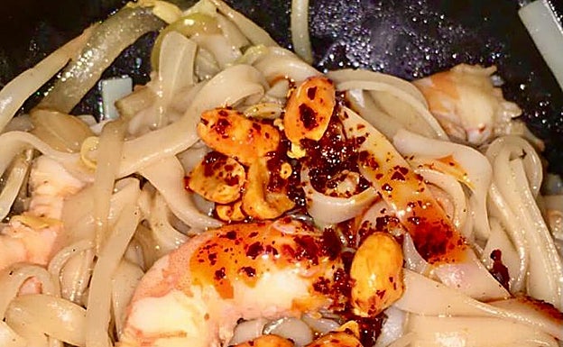 Cocina exótica en casa