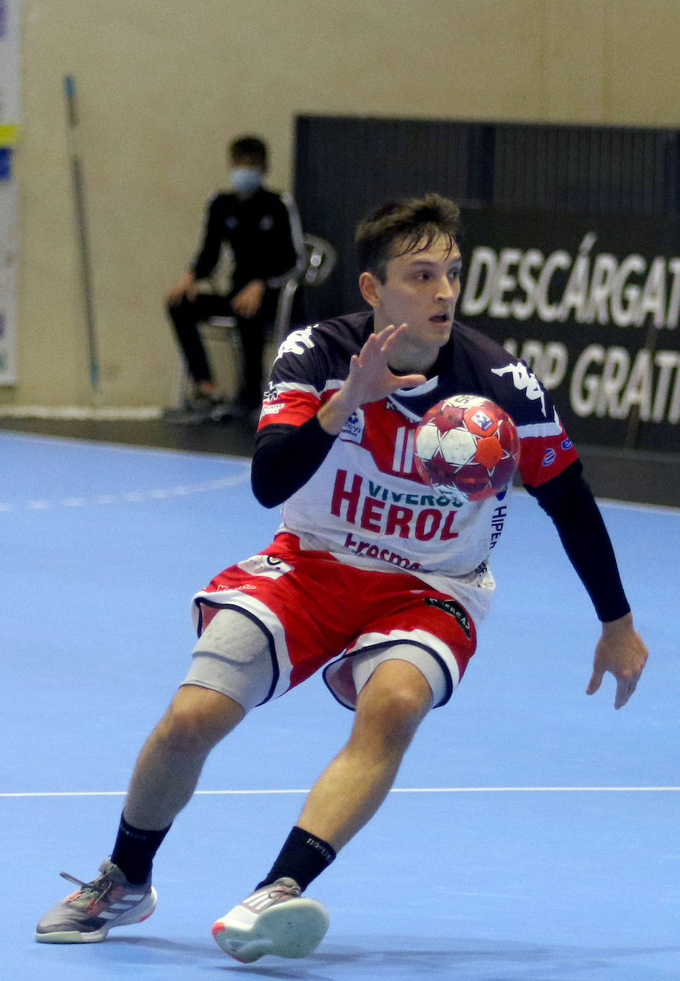 Partido de la Liga Asobal entre el Balonmano Nava y el Huesca 