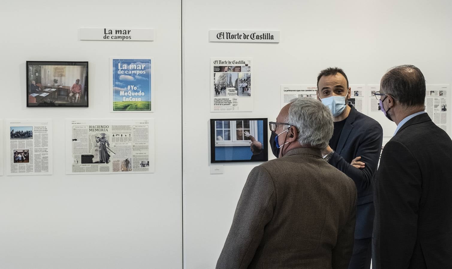 Fotos: Exposición &#039;Prensa escrita de Castilla y León en tiempo de la covid 19&#039;