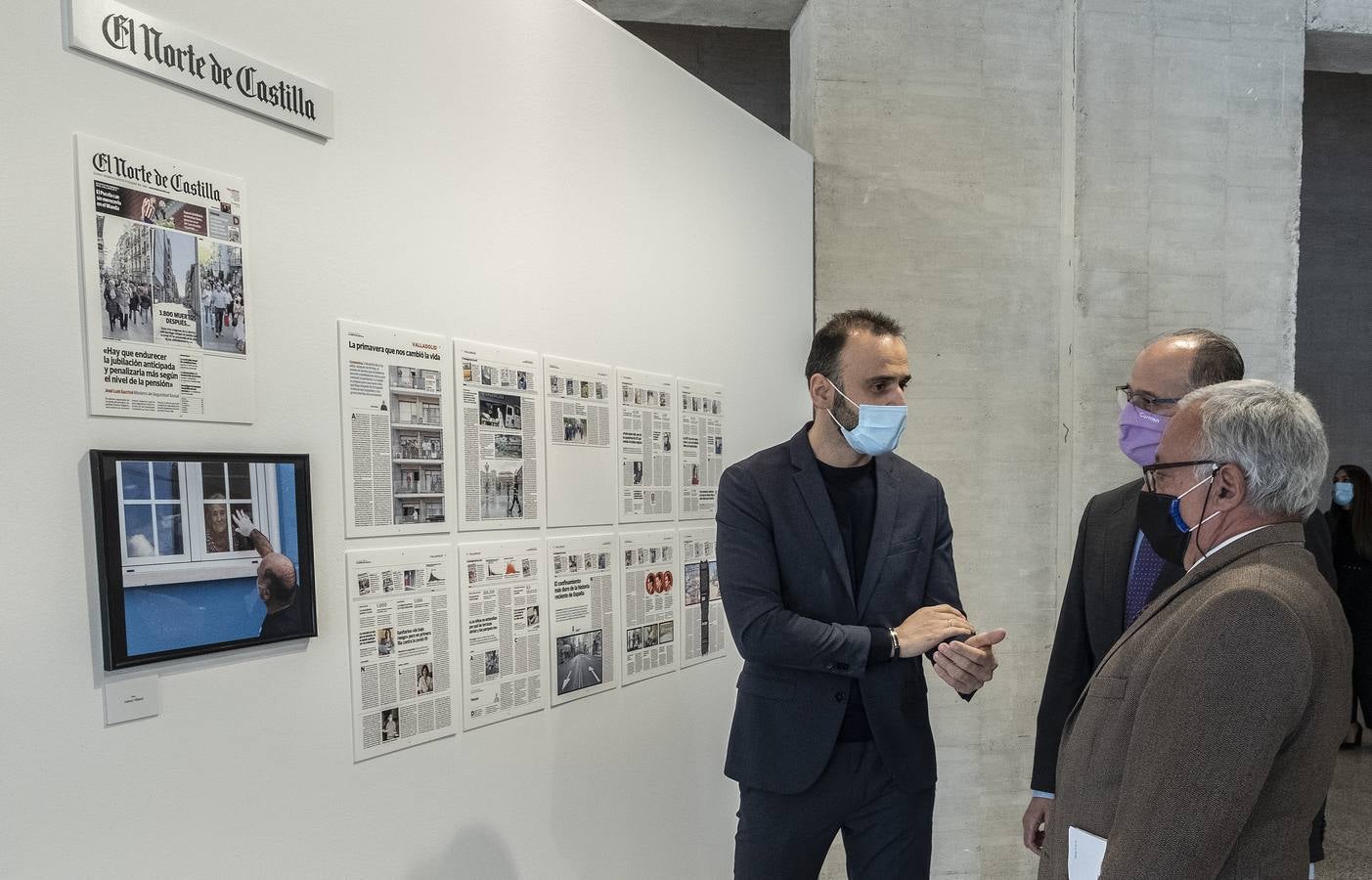 Fotos: Exposición &#039;Prensa escrita de Castilla y León en tiempo de la covid 19&#039;