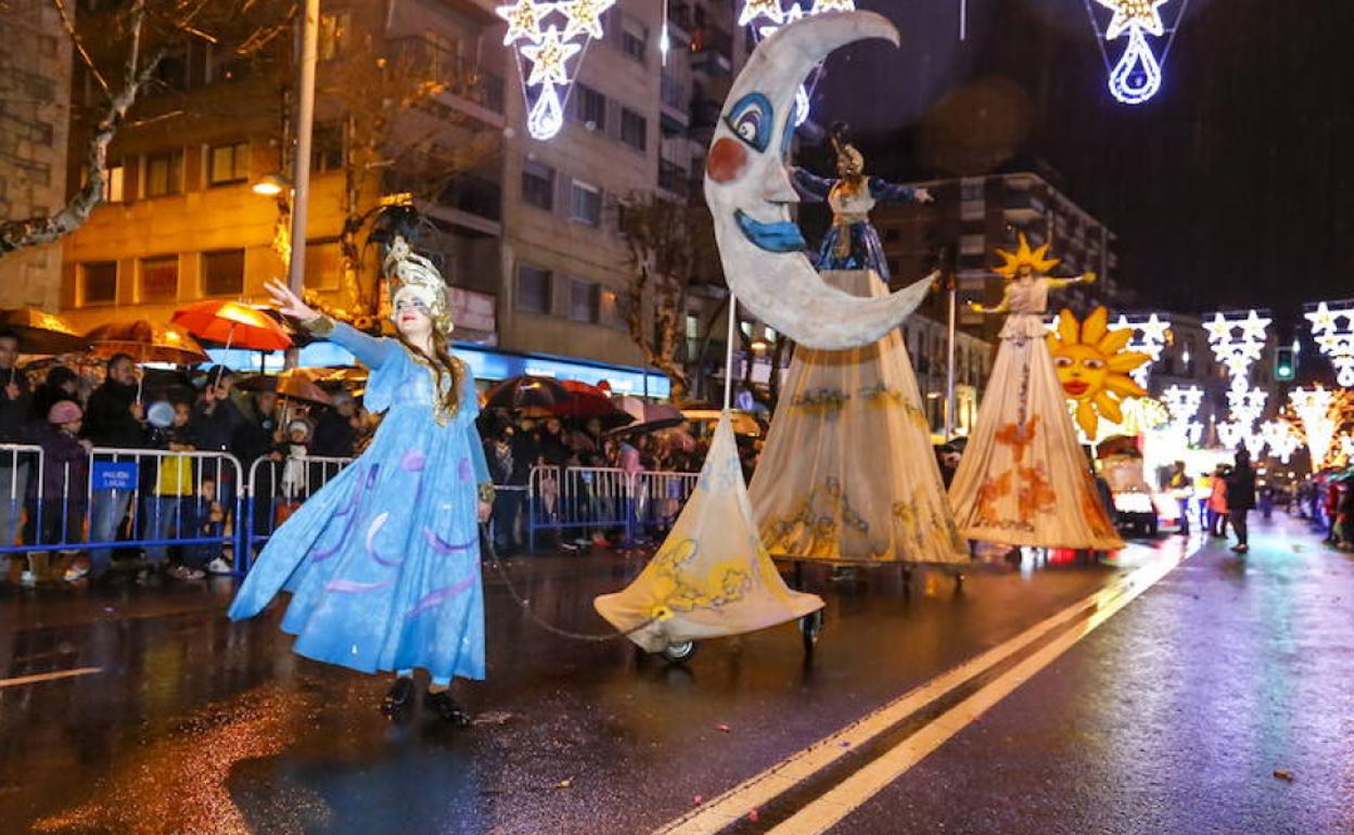 Cabalgata de Reyes por Salamanca.